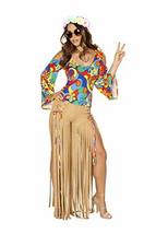 Roma Costume 2pc Hippie Princess, Multi/Honey, Small - £43.92 GBP