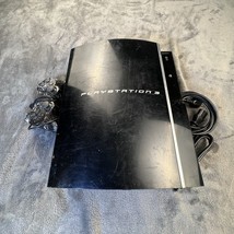 Sony PlayStation 3 40GB Console Black PS3 TESTED W/Controller Fat Model ... - $99.99