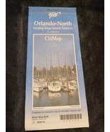 AAA Orlando North Orange Seminole Volusia Florida Travel Road Map 2000-01 - €7,72 EUR