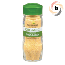 1x Shaker McCormick Gourmet Organic Ground Mustard Seasoning | GMO Free ... - $11.89