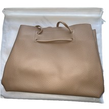 8 Other Reasons Vegan Leather Slouchy Bucket Crossbody Bag Tan NWT $149 ... - $55.00