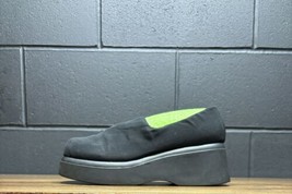 Vintage Xhilaration Y2K 90’s Black Slip On Platform Shoes Women’s Sz 9 - $49.96