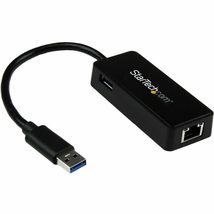 StarTech.com USB 3.0 Ethernet Adapter - USB 3.0 Network Adapter NIC with USB Por - £40.20 GBP