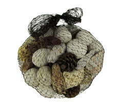 Neutral White Decorative Mushroom Mix Assorted Dried Botanicals In a Bag - £24.13 GBP