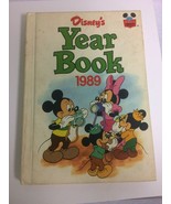 Vintage Disney Book Yearbook 1989 Hardback Mickey and Minnie Mouse - £8.13 GBP