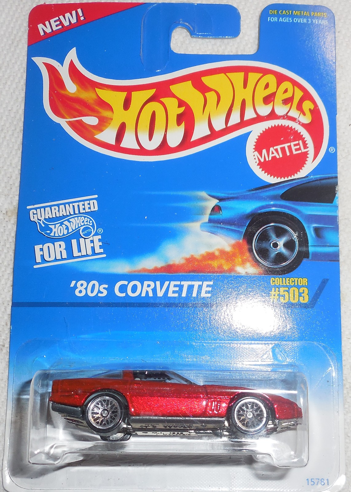 Primary image for 1996 Hot Wheels "'80's Corvette" Collector #503 On Sealed Card