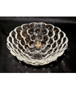 ORREFORS Raspberry Bubble Pattern - 7.5 Inch Crystal Bowl - BOTTOM SIGNED - €29,20 EUR