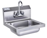 Hally Stainless Steel Sink For Washing With Faucet, Nsf, 17 X 15 Inches - $155.93