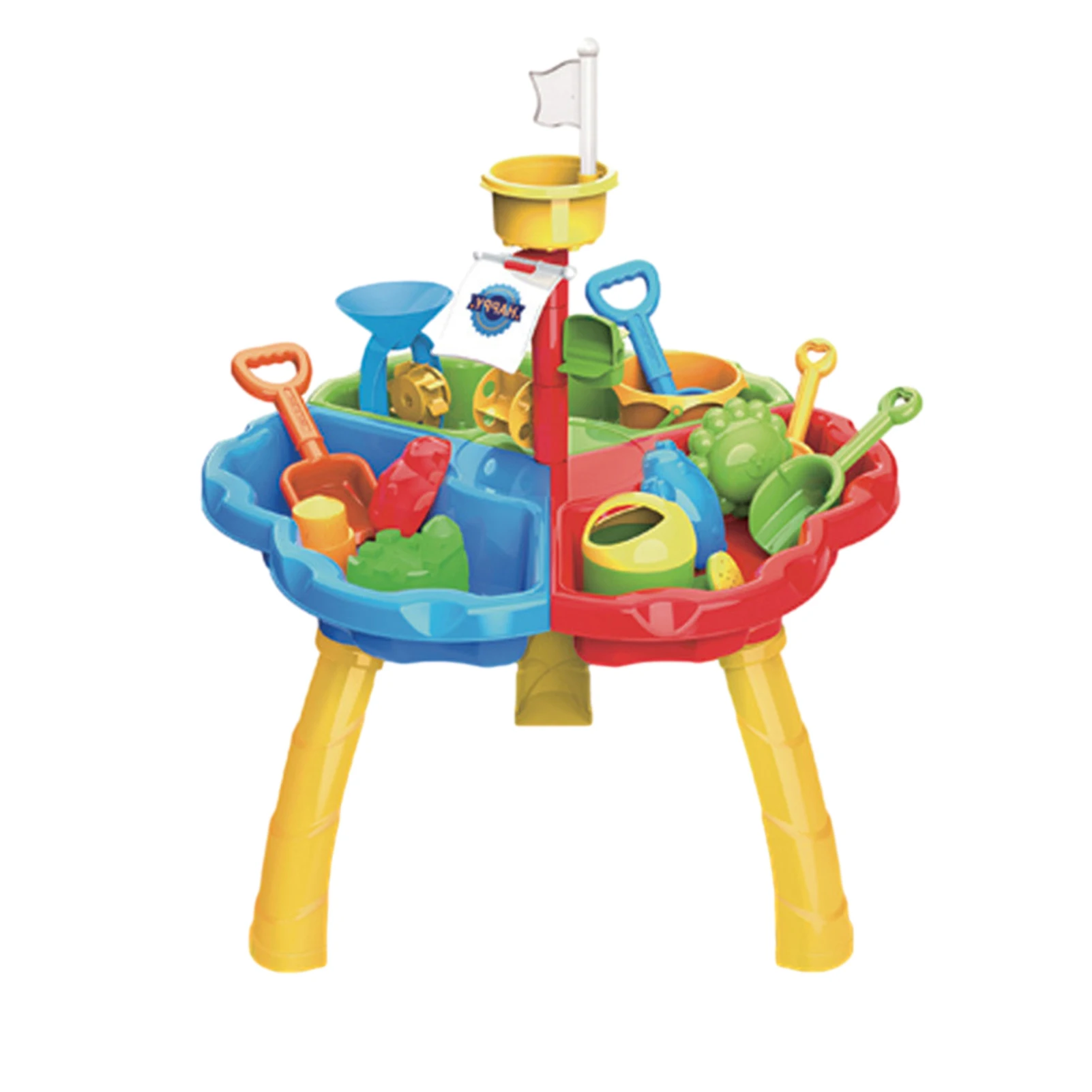 Beach Toys Set Sand Play Sandpit Toy Water Table Beach Play Activity Tab... - $39.04+