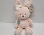 Baby GUND Roise the Bunny Plush Pink White Bow Stuffed Animal 6066016 - ... - $34.55