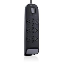 Belkin 12-Outlet Advanced Power Strip Surge Protector, 8ft Cord, Telephone And C - £36.33 GBP