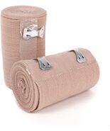 Elastic Bandage Wrap with Clips Flexible Firm Soft Support 3 In x 5 Yd S... - $3.46