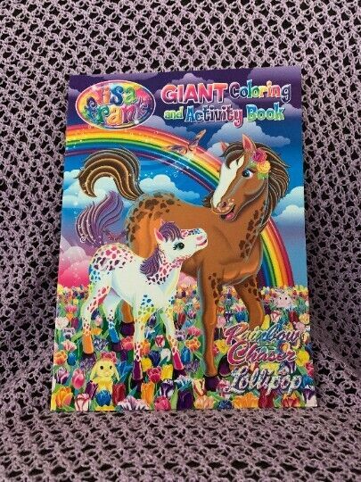 Lisa frank Giant Coloring and Activity Book - Horses Rainbow Chaser & Lolipop - $5.00
