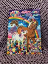 Lisa frank Giant Coloring and Activity Book - Horses Rainbow Chaser &amp; Lo... - £3.93 GBP