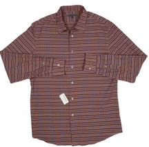 NEW John Varvatos Shirt!  L  Pink with Purple Blue Stripe  Lightweight  SLIM FIT - $99.99
