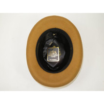 Men Bruno Capelo Dress Hat Australian Wool Homburg Godfather GF103 Camel Tan image 4