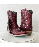 Lane SPARKS FLY Womens Cowboy Bootie 5.5 Red Western Cowgirl Boots Point... - $409.44 CAD