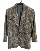 Liz Wear Women 2P Graph Notch 2 Button Pocket Knit Wool Blend Blazer Jacket - £15.74 GBP