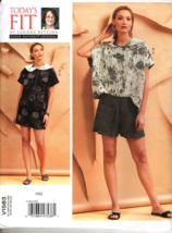 Vogue V1583 Designer Sandra Betzina Top and Shorts XS to XXL Uncut Pattern - $23.15