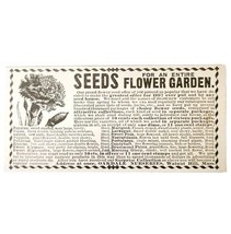 Oakdale Nursery Gardening Mass 1897 Advertisement Victorian Flowers ADBN... - $372.61 MXN