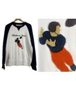 OSU Sweatshirt Oklahoma State Football Fuzzy Flocked Raised Mens Medium ... - $35.25