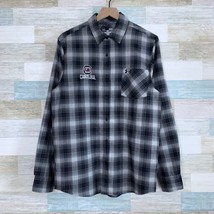 Under Armour Loose South Carolina Gamecocks Plaid Shirt Gray Black Mens ... - £35.00 GBP