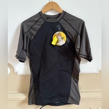 Dakine Swim T Shirt Rip Curl Anti UV Rays Man XL Black Grey Neoprene - $1,085.50 MXN