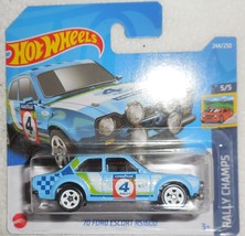 2022 Hot Wheels Rally Chaps 5/5 &quot;70 Ford Escort RS1600&quot; #244/250 Mint Car Card - £2.39 GBP