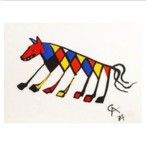 Original Astonishing Alexander Calder &quot;Beastie&quot; Lithograph 1974 - £1,260.72 GBP