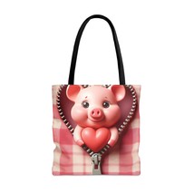 Tote Bag, Pig, Personalised/Non-Personalised Tote bag, awd-973,  3 Sizes Availab - £22.38 GBP+