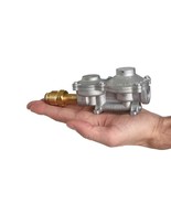 Propane Gas RV Regulator with POL Valve Connection 2-Stage - $530.19 MXN