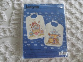 1996 Sealed Janlynn Honey Bears Bibs Stamped Cross Stitch Kit #140-132 - £11.80 GBP