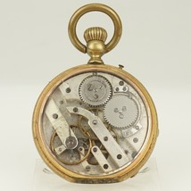 Rare! Pocket Watch Men&#39;s Watch Watches No Spindle Duplex Chronometer Imp... - £58.25 GBP