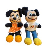 Mickey Minnie Mouse Plush California Toy Co Walt Disney Est 1950&#39;s Stuff... - £46.43 GBP