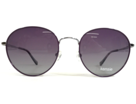 Kensie Girl Sunglasses One Thing SI Purple Silver Round Frames w Purple Lenses - £32.72 GBP