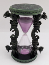 Disney Haunted Mansion Gothic Gargoyle Hourglass  Purple Sand - £61.59 GBP