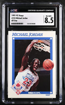 Michael Jordan 1991-92 NBA Hoops All-Star Card #253- CGC Graded 8.5 NM-M... - £35.20 GBP