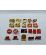 Lot of 21 Vintage Coca Cola Collectible Pins Coke Enamel  - $68.29 CAD