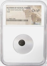 APOLLO/Panther. NGC Choice VF. Nasos, Aeolis. RARE Very Small Ancient Greek Coin - £125.82 GBP