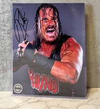 RHINO Signed Autograph 8x10 WWE WWF WCW TNA AEW ROH NXT NWA w/CoA - £7.80 GBP