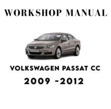 Volkswagen Vw Passat Cc 2009 2010 2011 2012 Service Repair Workshop Manual - £5.48 GBP