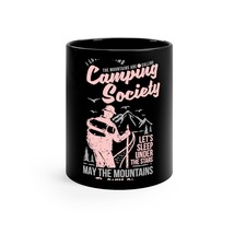 Personalized 11oz Black Ceramic Coffee Mug, Dishwasher &amp; Microwave Safe - £21.09 GBP