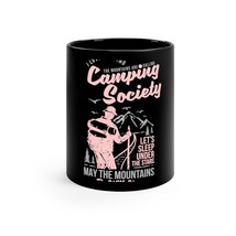 Personalized 11oz Black Ceramic Coffee Mug, Dishwasher &amp; Microwave Safe - £21.35 GBP