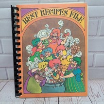 MCM Spiral Bound 1978 Best Recipes File Book Folder Pockets - $14.25