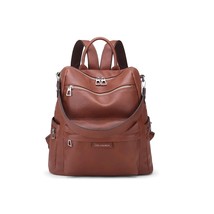 LSW Women&#39;s Leather Backpack | Lufei Vintage Backpack | Brielle Converti... - £78.64 GBP+