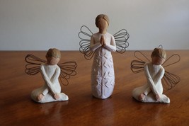 Willow Tree A Tree a Prayer (2x) Serenity Angels Figurine Lot Of 3 Demda... - $14.99