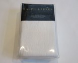 2 Ralph Lauren Pick Stitch White Standard Shams Isla Belize - £70.11 GBP
