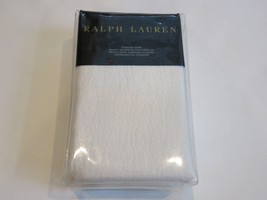 2 Ralph Lauren Pick Stitch White Standard Shams Isla Belize - £68.86 GBP