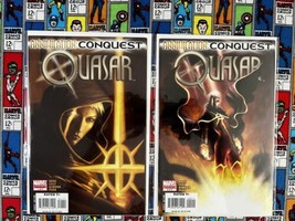 Quasar Annihilation Conquest #1 2 3 4 Marvel Comics Complete Mini Series... - £11.85 GBP