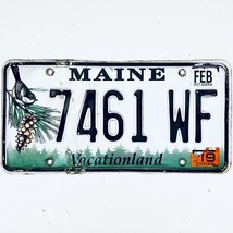 2019 United States Maine Vacationland Passsenger License Plate 7461 WF - €10,94 EUR